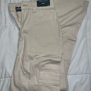 Hollister Women’s Beige Baggy Pants